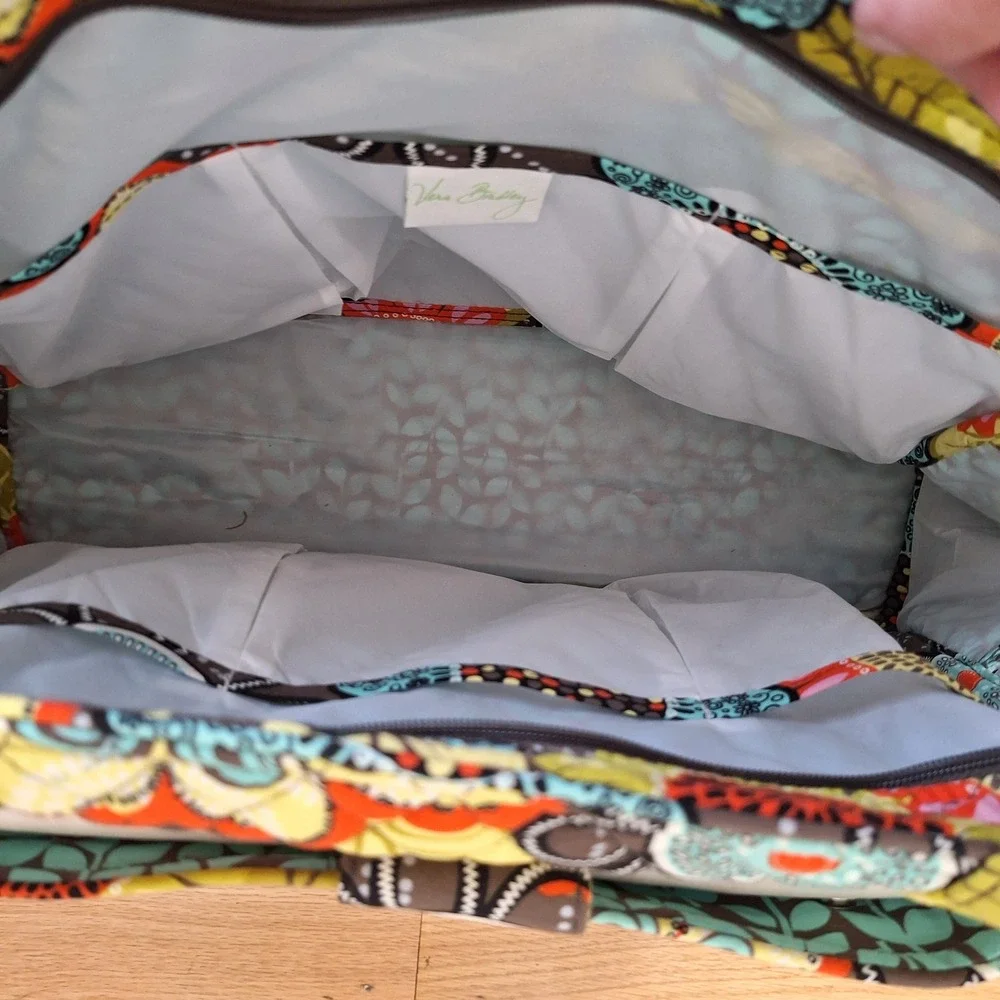 Vera Bradley Make a Change Baby Bag Flower Shower Floral Quilted Diaper Bag NEW
